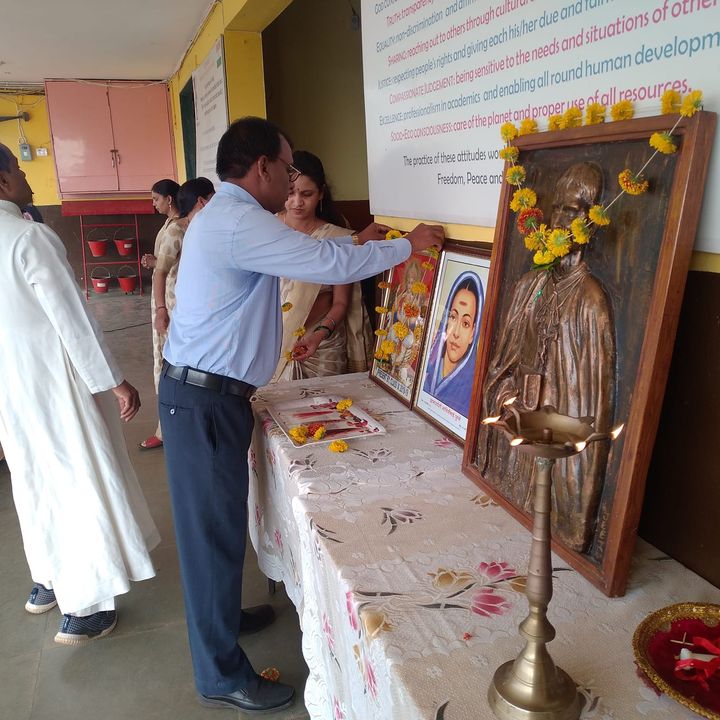Paying homage at a school programme