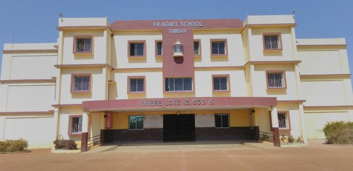 Front view of the school building